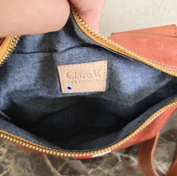 Clare V. Stripe Leather Waistbag - Picture 5 of 9